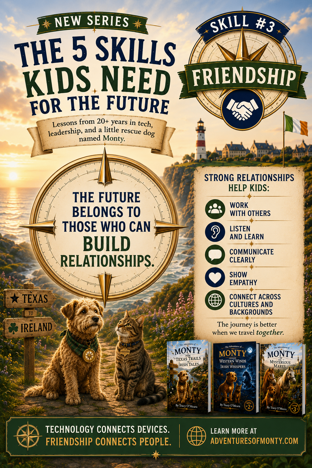 Friendship campaign artwork from The 5 Skills Kids Need for the Future series